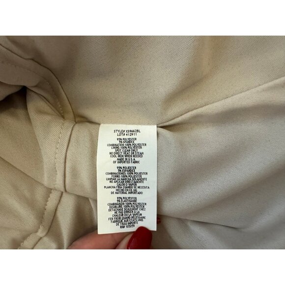 Avery G Bloomingdale’s Longsleeve Mesh Detailed Cocktail Dress with Flare sz 0 - Picture 9 of 9